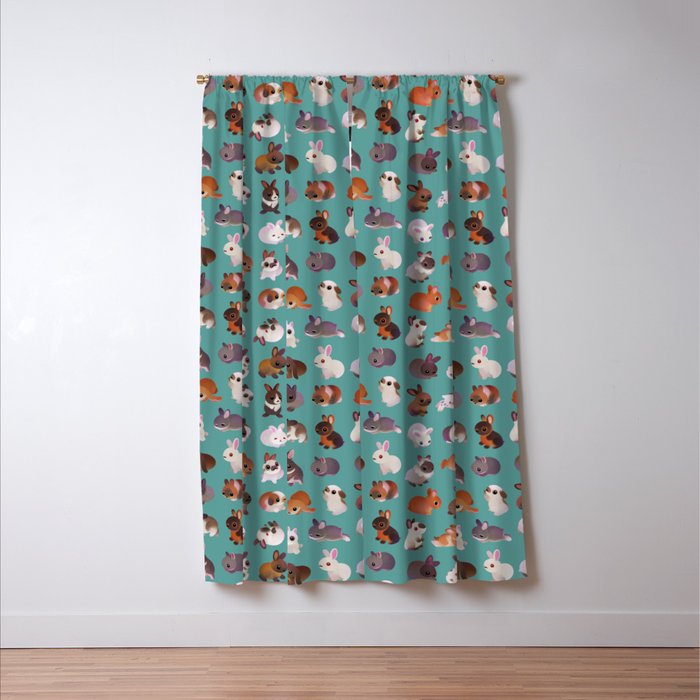 Bunny day Window Curtain Gallery Image 3