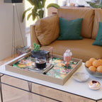 Tropical Orange Garden Serving Tray Gallery Image 2