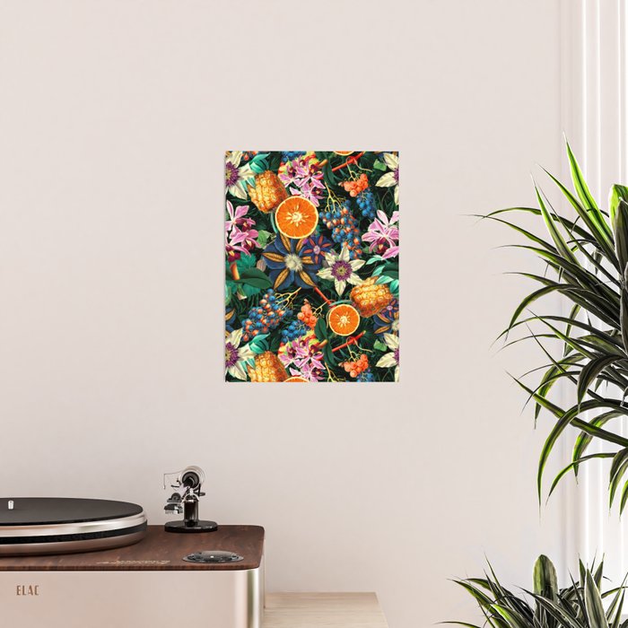 Tropical Orange Garden Poster Gallery Image 2