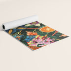 Tropical Orange Garden Yoga Mat Gallery Image 2