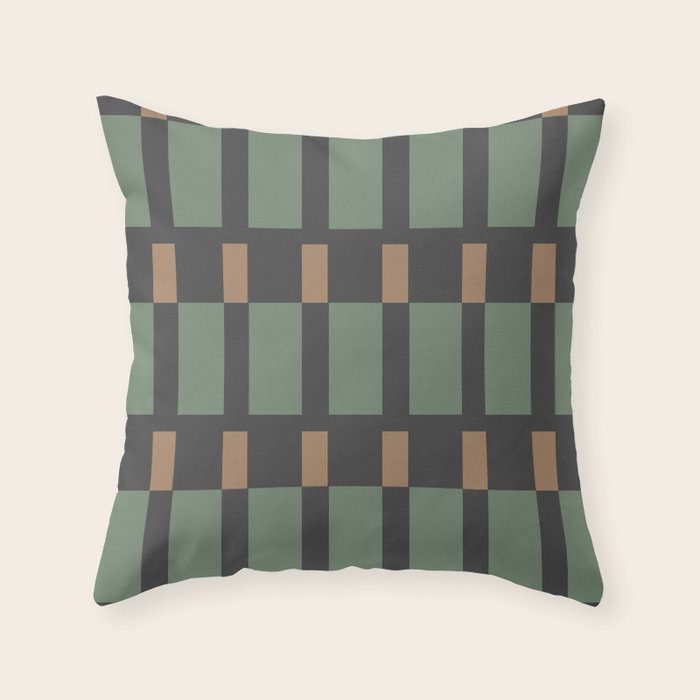 Woodland Blocks Throw Pillow Gallery Image 6