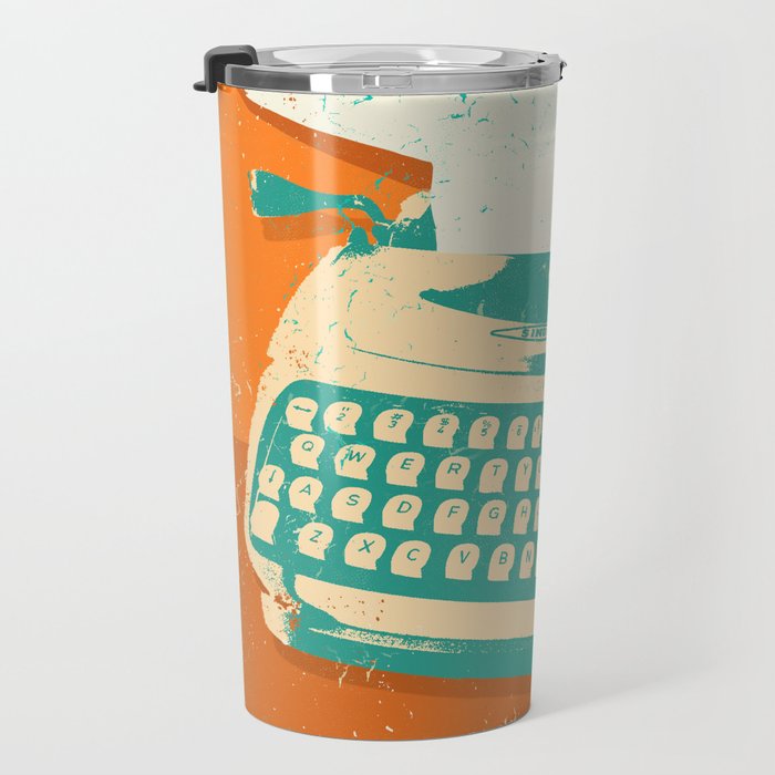 VINTAGE TYPEWRITER Travel Mug Gallery Image 3
