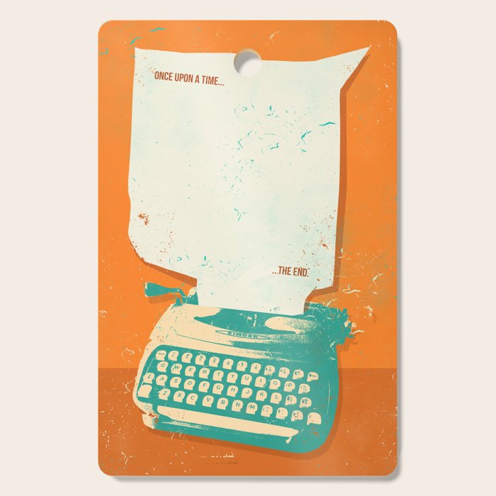 VINTAGE TYPEWRITER Cutting Board Gallery Image 1