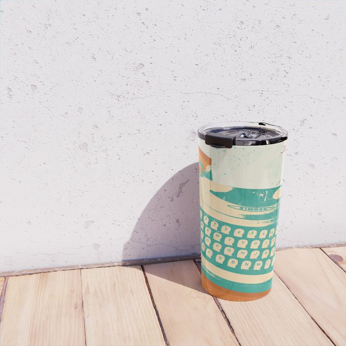VINTAGE TYPEWRITER Travel Mug Gallery Image 4