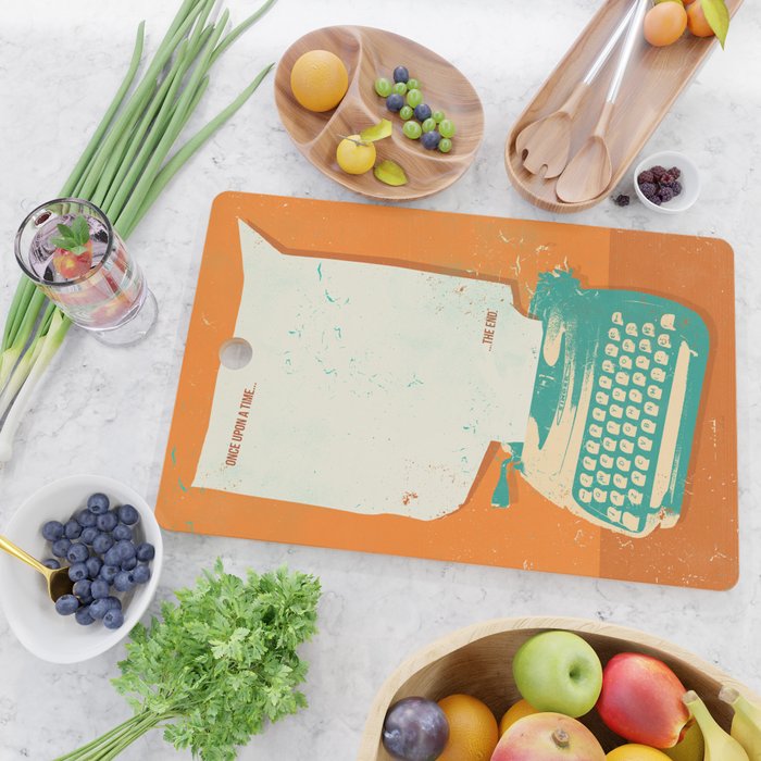 VINTAGE TYPEWRITER Cutting Board Gallery Image 2