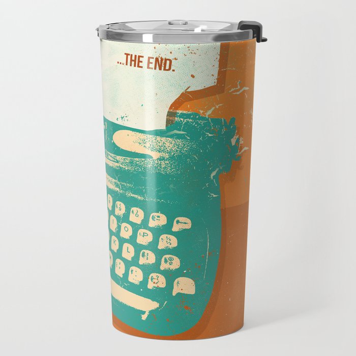 VINTAGE TYPEWRITER Travel Mug Gallery Image 2