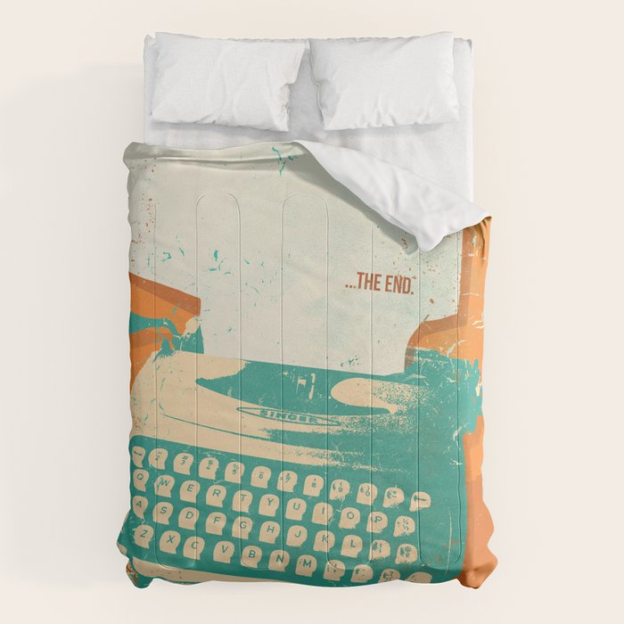 VINTAGE TYPEWRITER Comforter Gallery Image 6