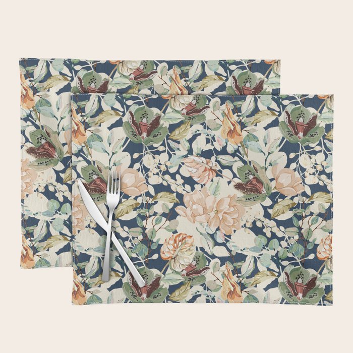 Lush colorful exotic garden D Placemat Gallery Image 1