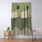 Abstract Geometric 6 Window Curtain Gallery Image 5