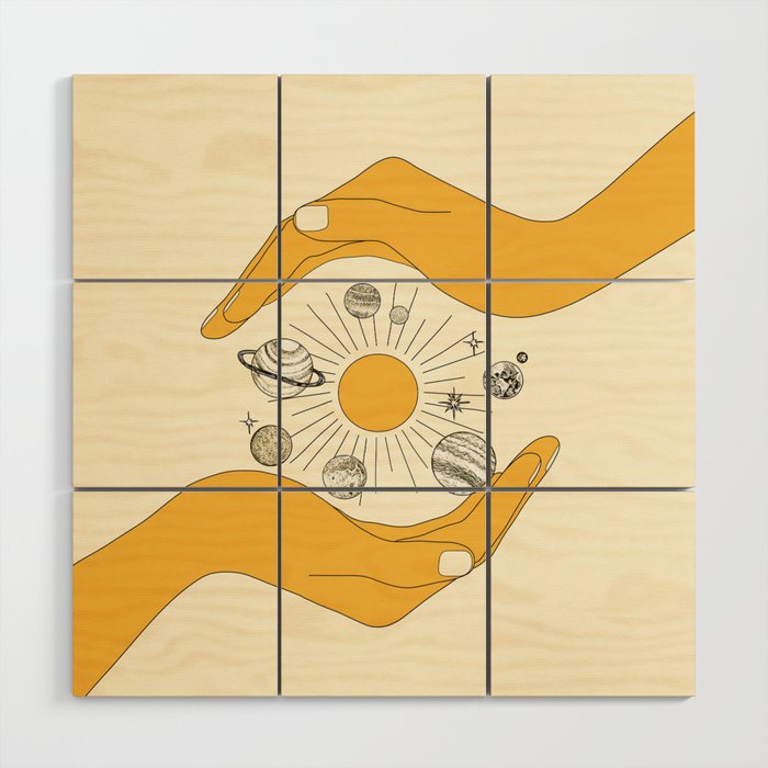 The Universe in Your Hands Wood Wall Art Gallery Image 1