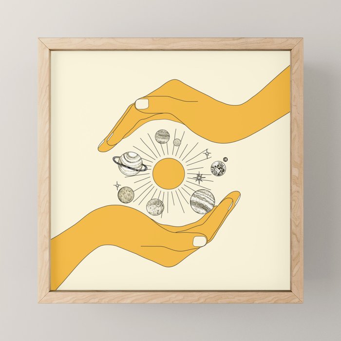 The Universe in Your Hands Mini Art Print Gallery Image 1