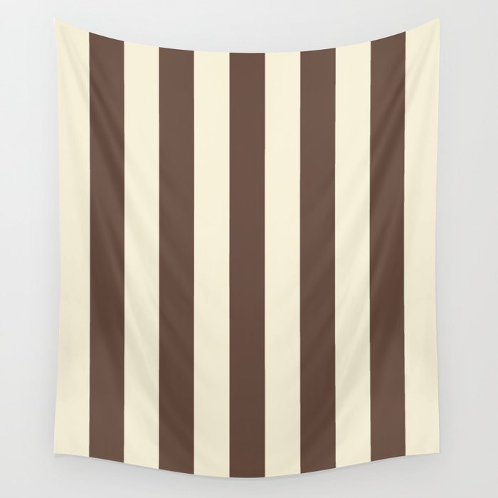 Stripes of Brown and Cream Wall Tapestry Gallery Image 4