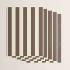 Stripes of Brown and Cream Wrapping Paper Gallery Image 3
