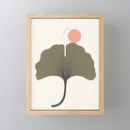 Cat and Plant 33 Mini Art Print Gallery Image 1