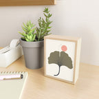 Cat and Plant 33 Mini Art Print Gallery Image 2