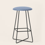 Periwinkle Blue Solid  Stool Gallery Image 1