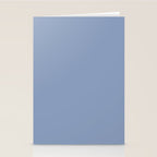 Periwinkle Blue Solid  Stationery Card Gallery Image 2