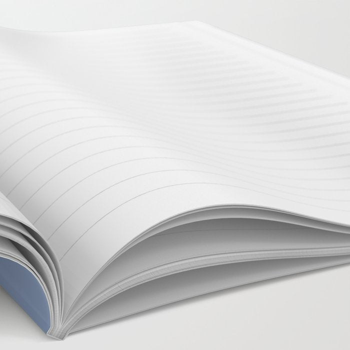 Periwinkle Blue Solid  Notebook Gallery Image 2