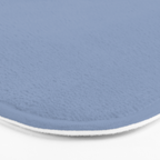 Periwinkle Blue Solid  Bath Mat Gallery Image 3