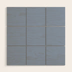 Periwinkle Blue Solid  Wood Wall Art Gallery Image 1