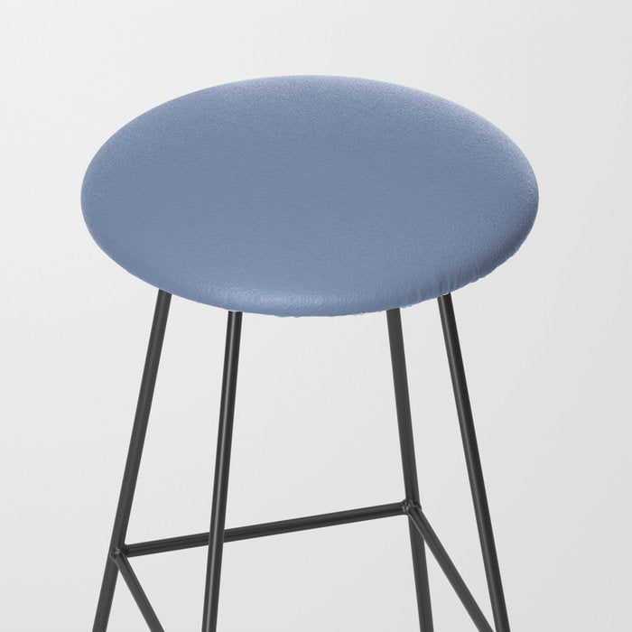 Periwinkle Blue Solid  Stool Gallery Image 2