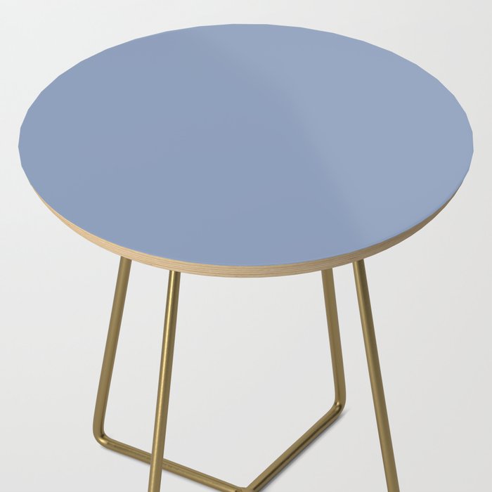 Periwinkle Blue Solid  Side Table Gallery Image 2