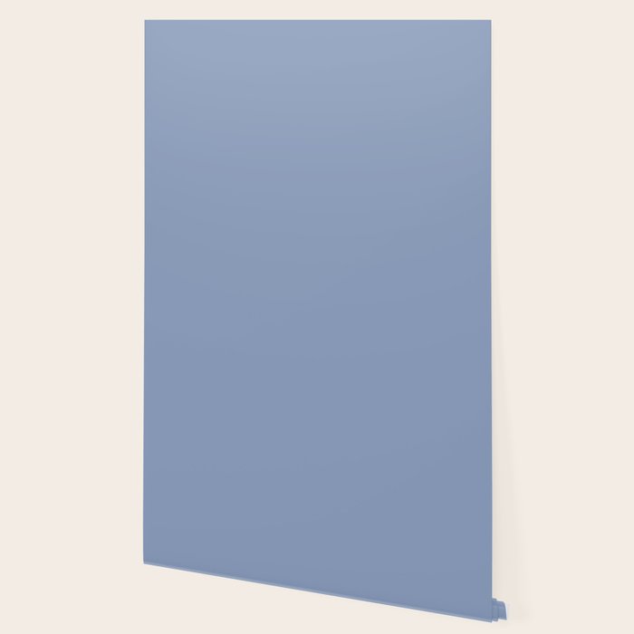 Periwinkle Blue Solid  Wallpaper Gallery Image 2