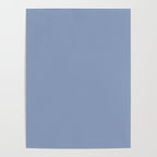 Periwinkle Blue Solid  Poster Gallery Image 4