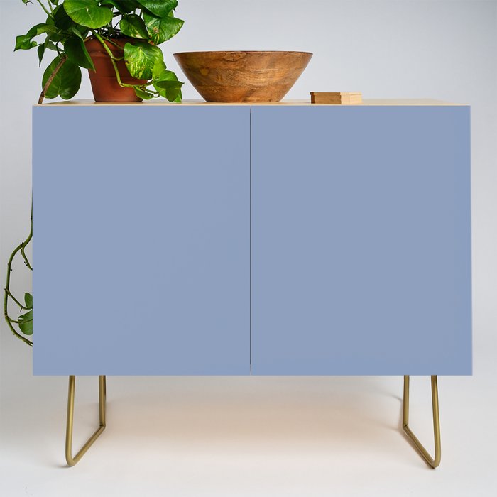 Periwinkle Blue Solid  Credenza Gallery Image 1