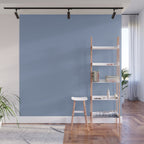 Periwinkle Blue Solid  Wall Mural Gallery Image 1
