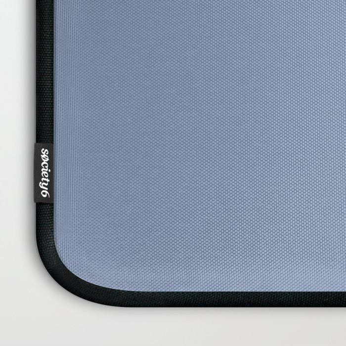 Periwinkle Blue Solid  Laptop Sleeve Gallery Image 3