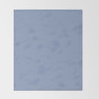 Periwinkle Blue Solid  Throw Blanket Gallery Image 2