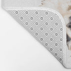Sneaky Llama White Bath Mat Gallery Image 2