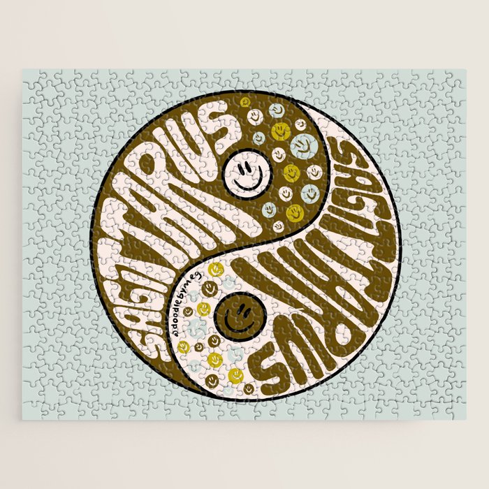 Sagittarius Yin Yang Jigsaw Puzzle Gallery Image 1