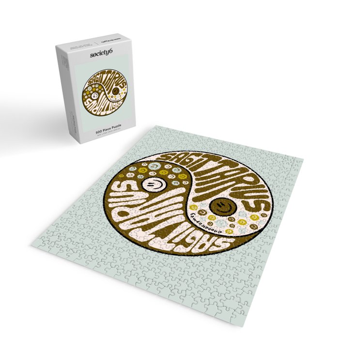 Sagittarius Yin Yang Jigsaw Puzzle Gallery Image 2