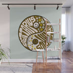 Sagittarius Yin Yang Wall Mural Gallery Image 1