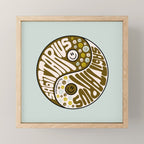 Sagittarius Yin Yang Mini Art Print Gallery Image 1