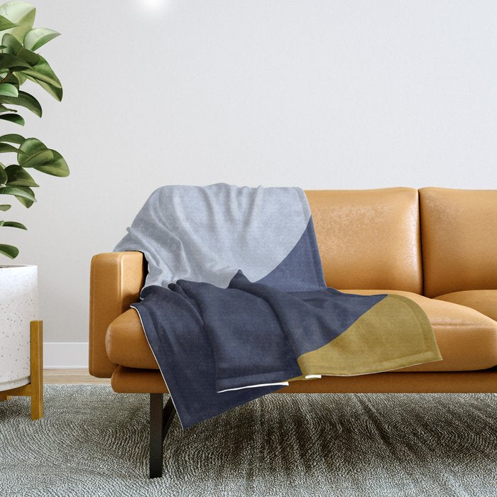 Almond Abstract XVIII Throw Blanket Gallery Image 1