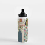 Antique Indian Illustration Princess Mirror Water Bottle Gallery Image 2