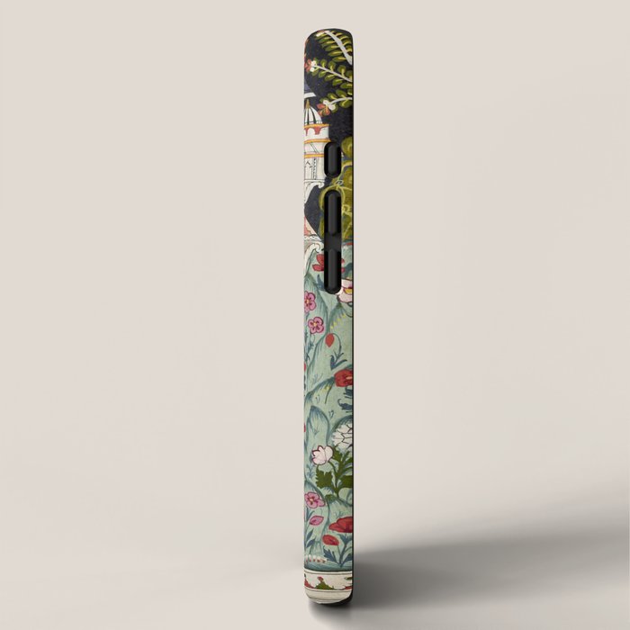 Antique Indian Illustration Princess Mirror iPhone Case Gallery Image 2
