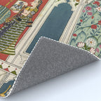 Antique Indian Illustration Princess Mirror Rug Gallery Image 4