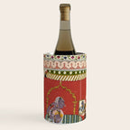 Antique Indian Illustration Princess Mirror Wine Chiller Gallery Image 2