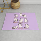 Siamese Cat Yoga Rug Gallery Image 1