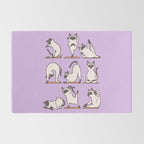 Siamese Cat Yoga Rug Gallery Image 2