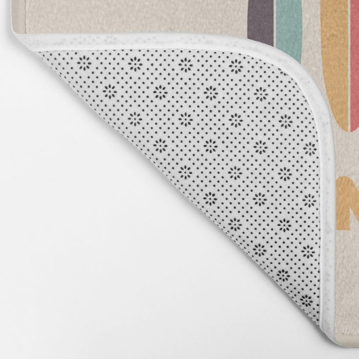 Sun & Surf Surfboards - Retro Rainbow Bath Mat Gallery Image 2
