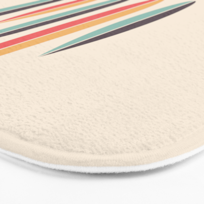 Sun & Surf Surfboards - Retro Rainbow Bath Mat Gallery Image 3
