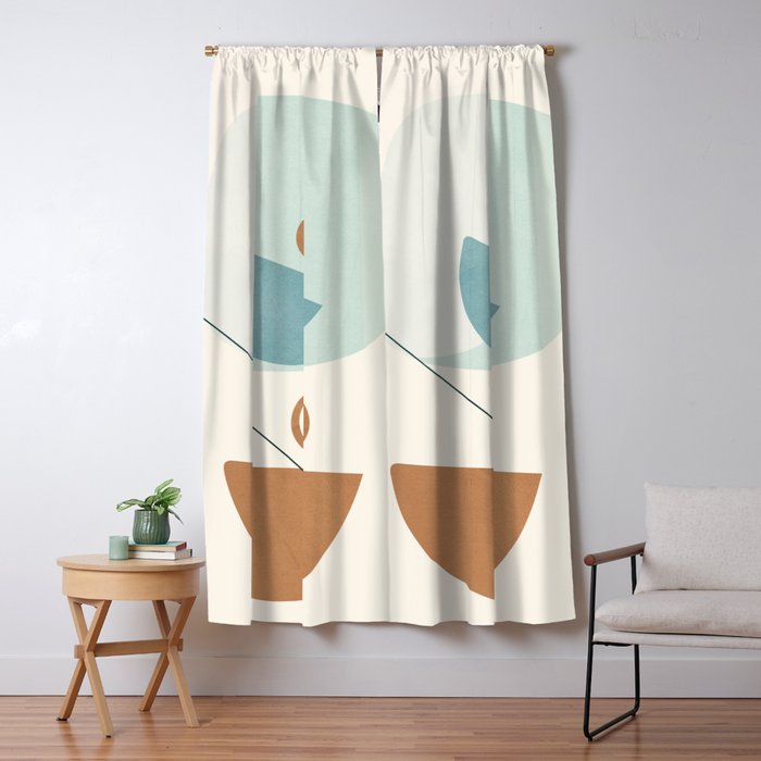 Azzurro Shapes No 54 Window Curtain Gallery Image 5