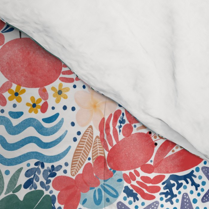 Seaside Floral Dream Comforter Gallery Image 4