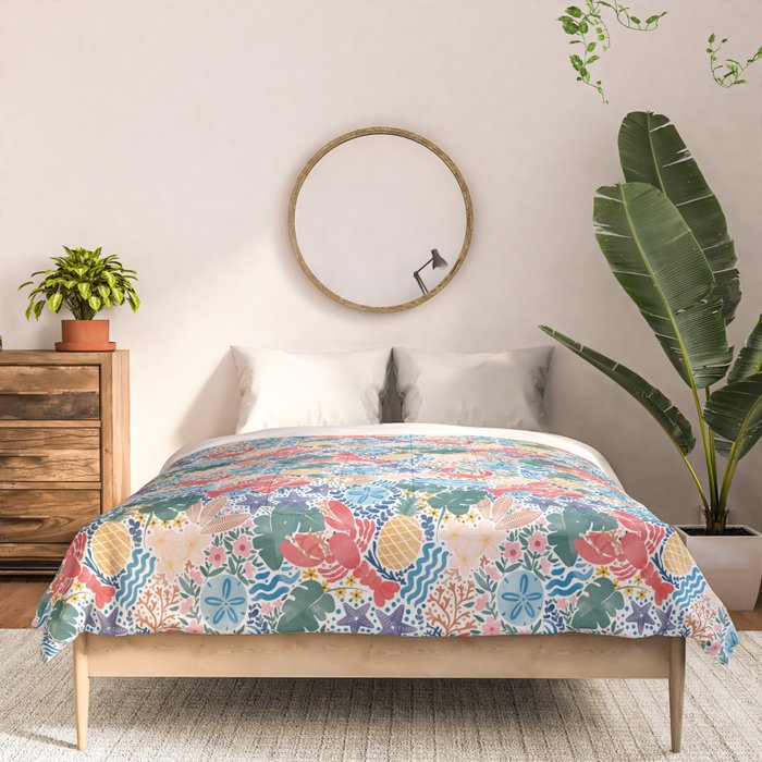 Seaside Floral Dream Comforter Gallery Image 3