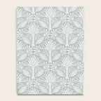 Palm Damask - Coastal Blue Notebook Gallery Image 4